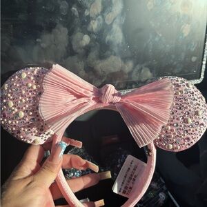 BaubleBar Pink and White Embellished Headband